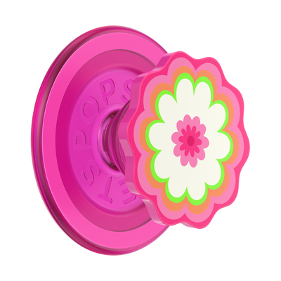 Molded Flower Kaleidoscope Pink — MagSafe PopGrip